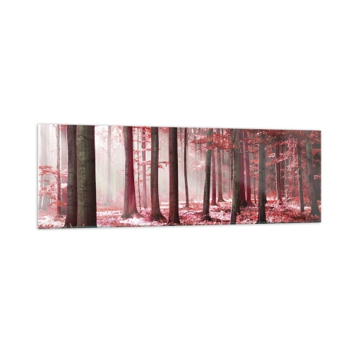 Quadro em vidro - O vermelho também é belo - 160x50 cm