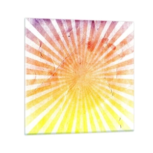 Quadro em vidro - Nasceres e entardeceres - 40x40 cm