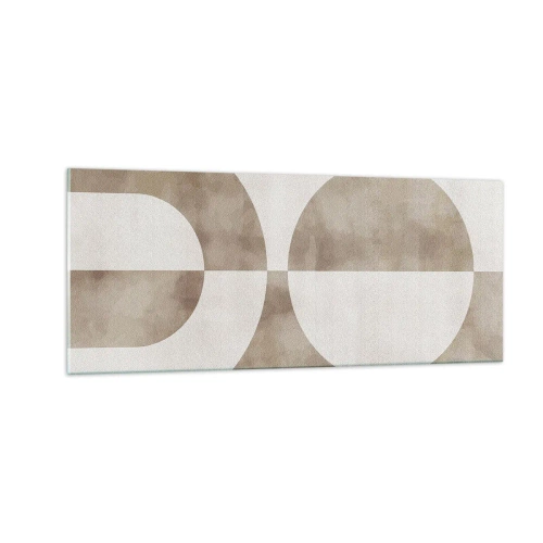 Quadro em vidro - Semelhanças e diferenças - 100x40 cm