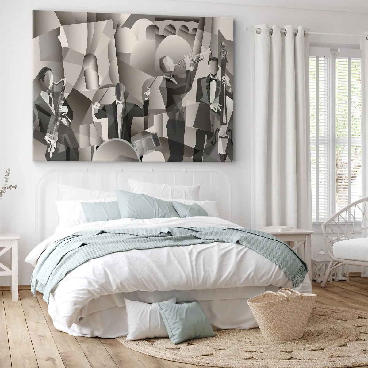 Quadro em tela - No espaço dos sons - 120x80 cm