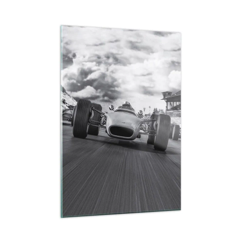 Quadro em vidro - O ronco do motor - 50x70 cm