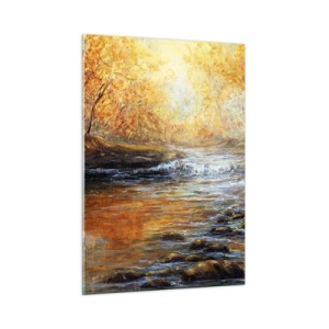 Quadro em vidro - Riacho Dourado - 50x70 cm