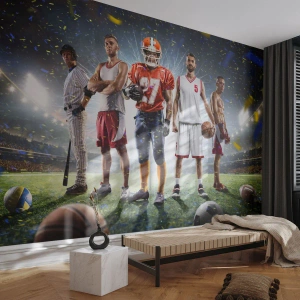 Papel de Parede Autocolante Deluxe Sticker - Gladiadores dos campos - Esporte, Atleta, Futebol - 300x210 cm