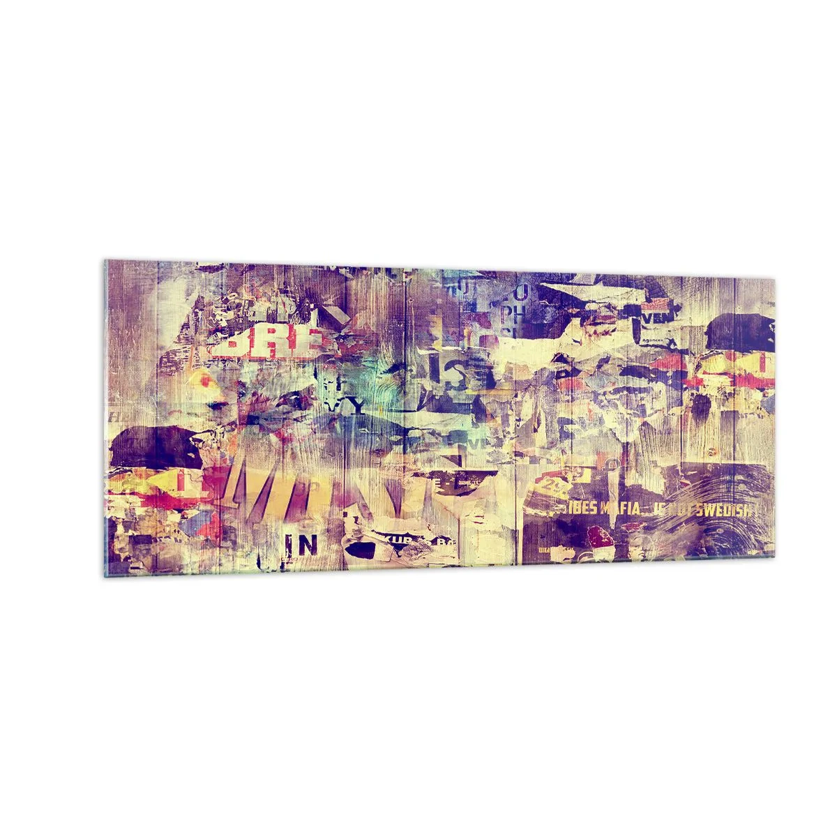 Quadro em vidro - E isso é tudo o que resta - 100x40 cm
