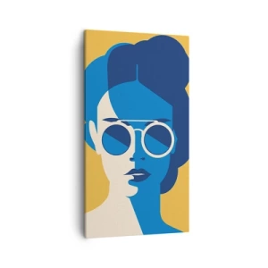 Quadro em tela - Look de férias - 45x80 cm