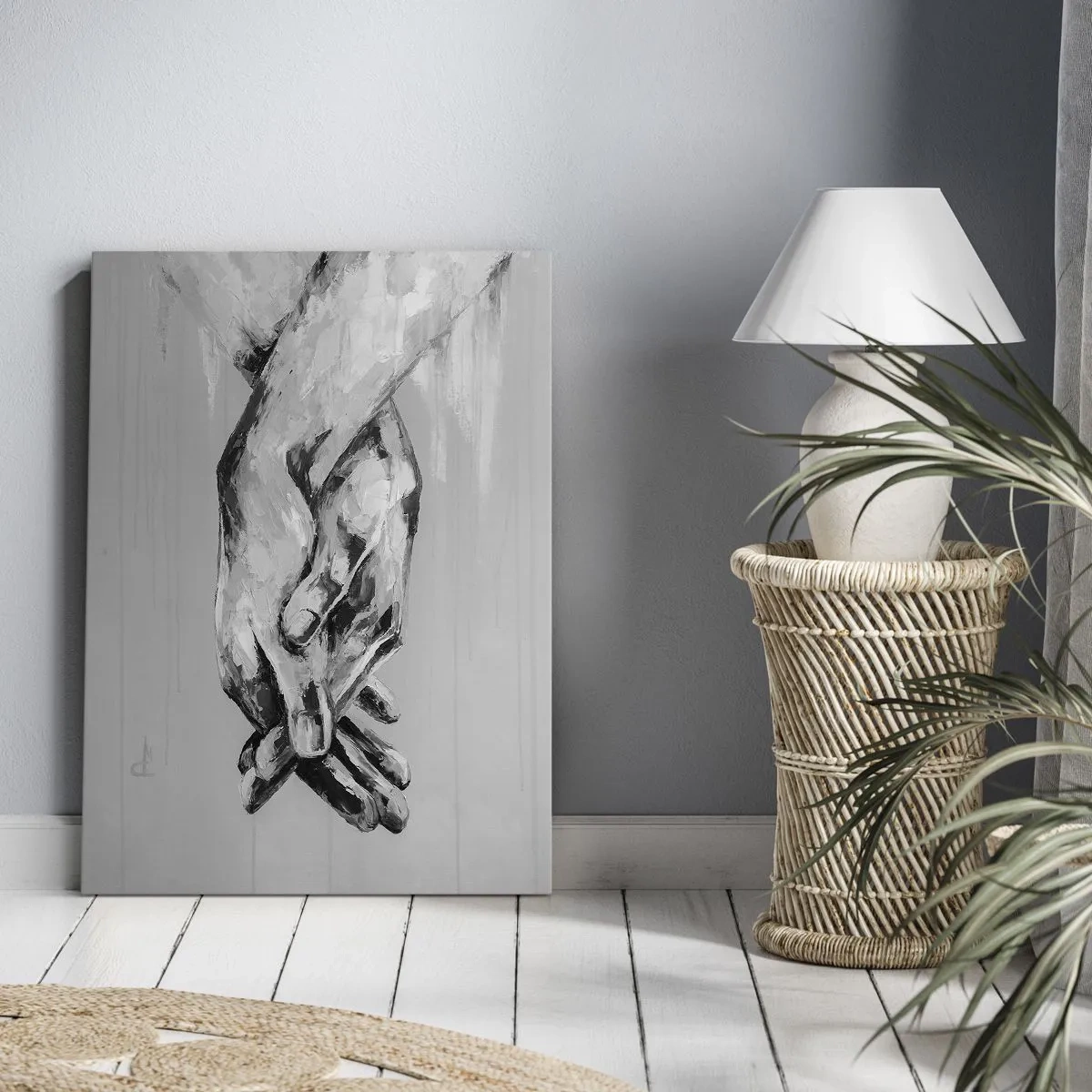 Quadro em tela - Início... - 50x70 cm