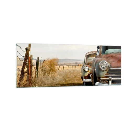 Quadro em vidro - Um merecido descanso - 140x50 cm