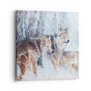 Quadro em tela - Atenção! Está a vir... - 40x40 cm