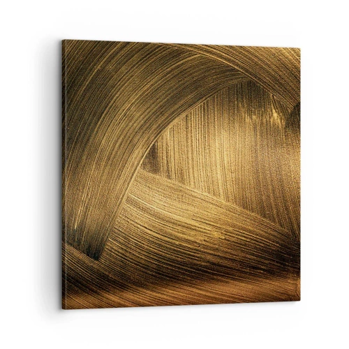 Quadro em tela - No labirinto dourado - 60x60 cm