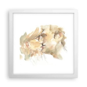 Pôster em moldura branca - A outra metade foi encontrada? - 30x30 cm