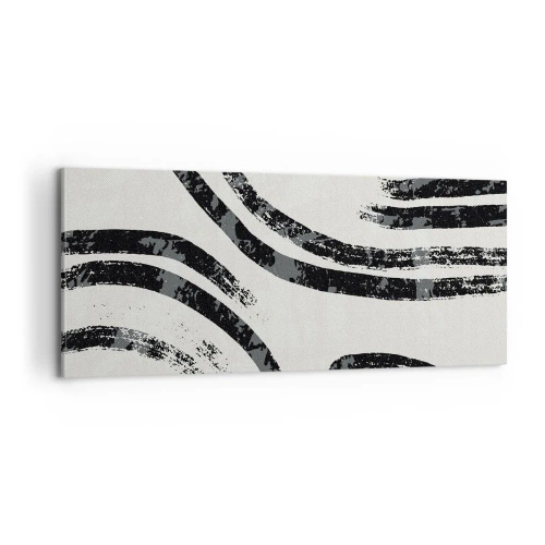 Quadro em tela - Meio parado - 100x40 cm