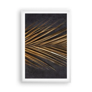 Pôster em moldura branca - Ouro dos trópicos - 61x91 cm