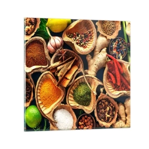 Quadro em vidro - Leve o que quiser - 30x30 cm