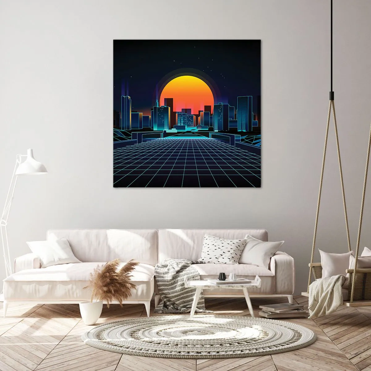 Quadro em tela - Ainda quer ir para o mundo real? - 40x40 cm