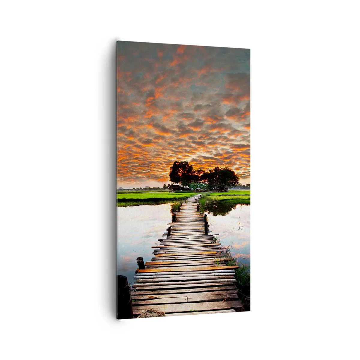 Quadro em tela - Abra os braços - respire - 65x120 cm