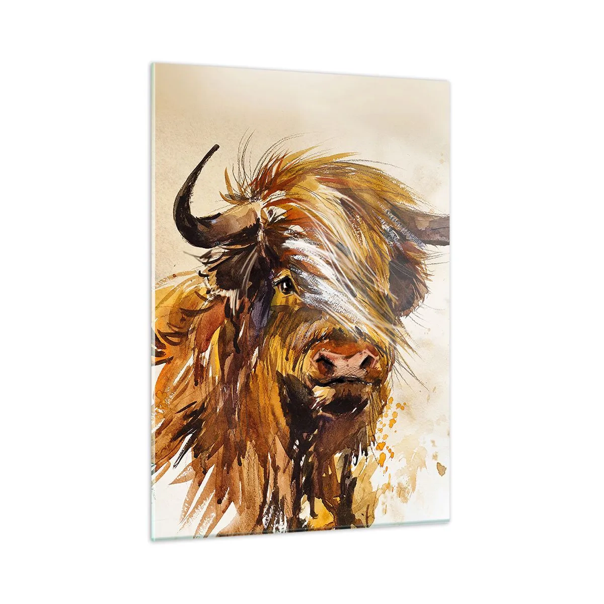 Quadro em vidro - Orgulho do caçador - 50x70 cm