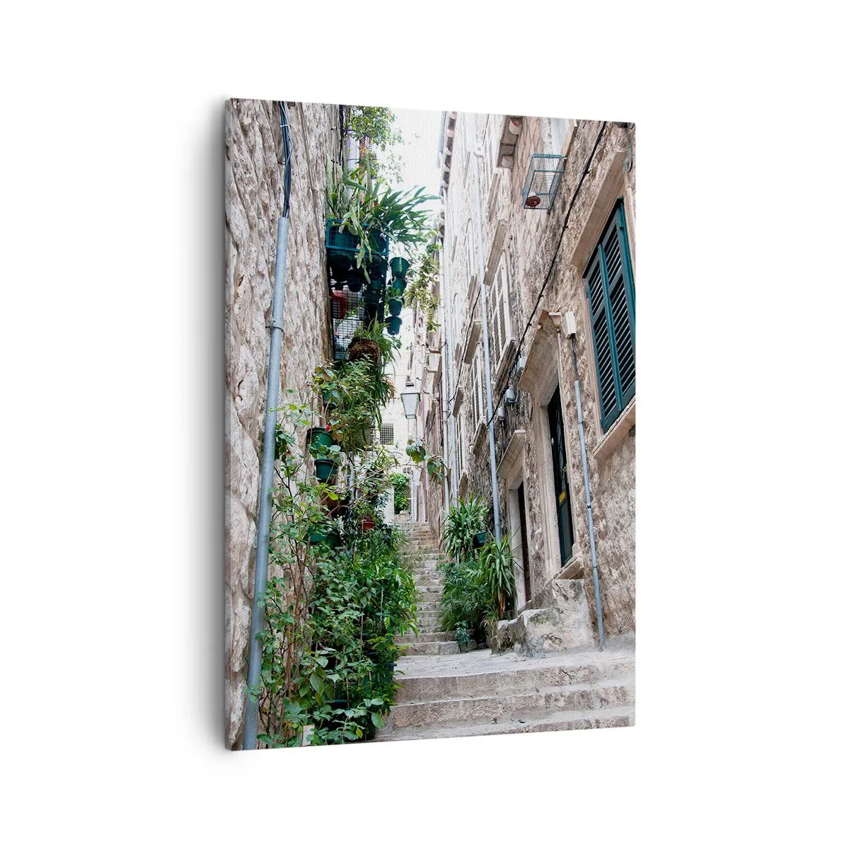 Quadro em tela - Charme da cidade velha - 50x70 cm