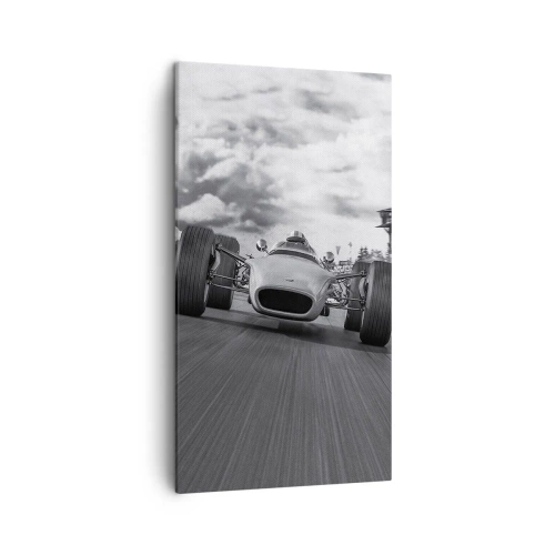 Quadro em tela - O ronco do motor - 45x80 cm