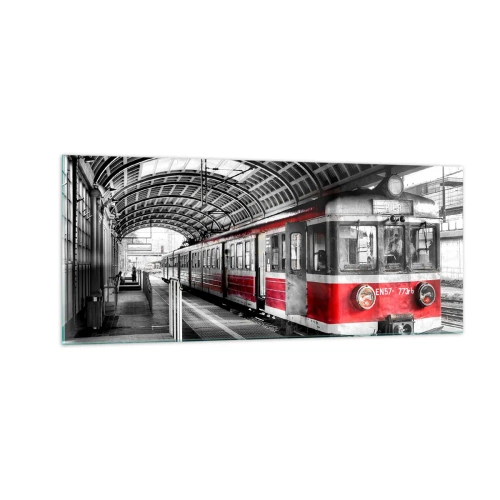 Quadro em vidro - Talvez seja a viagem de sua vida? - 100x40 cm
