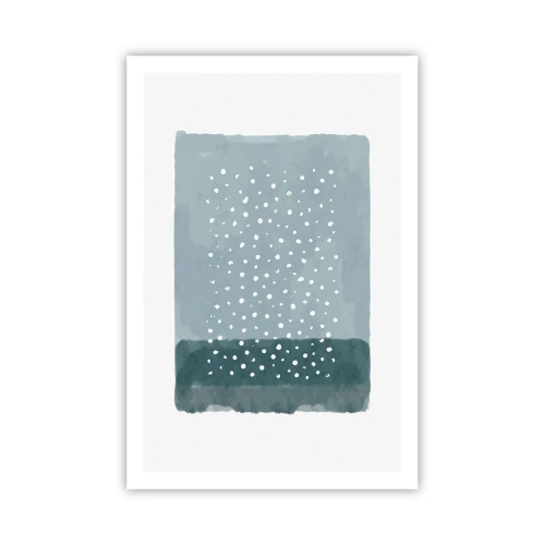 Pôster - Cultivado em azul - 61x91 cm
