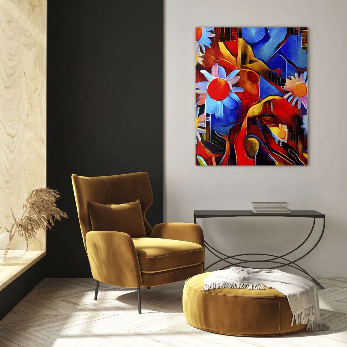 Quadro em vidro - Cores da vida - 80x120 cm