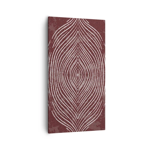 Quadro em tela - O espaço fala - 55x100 cm