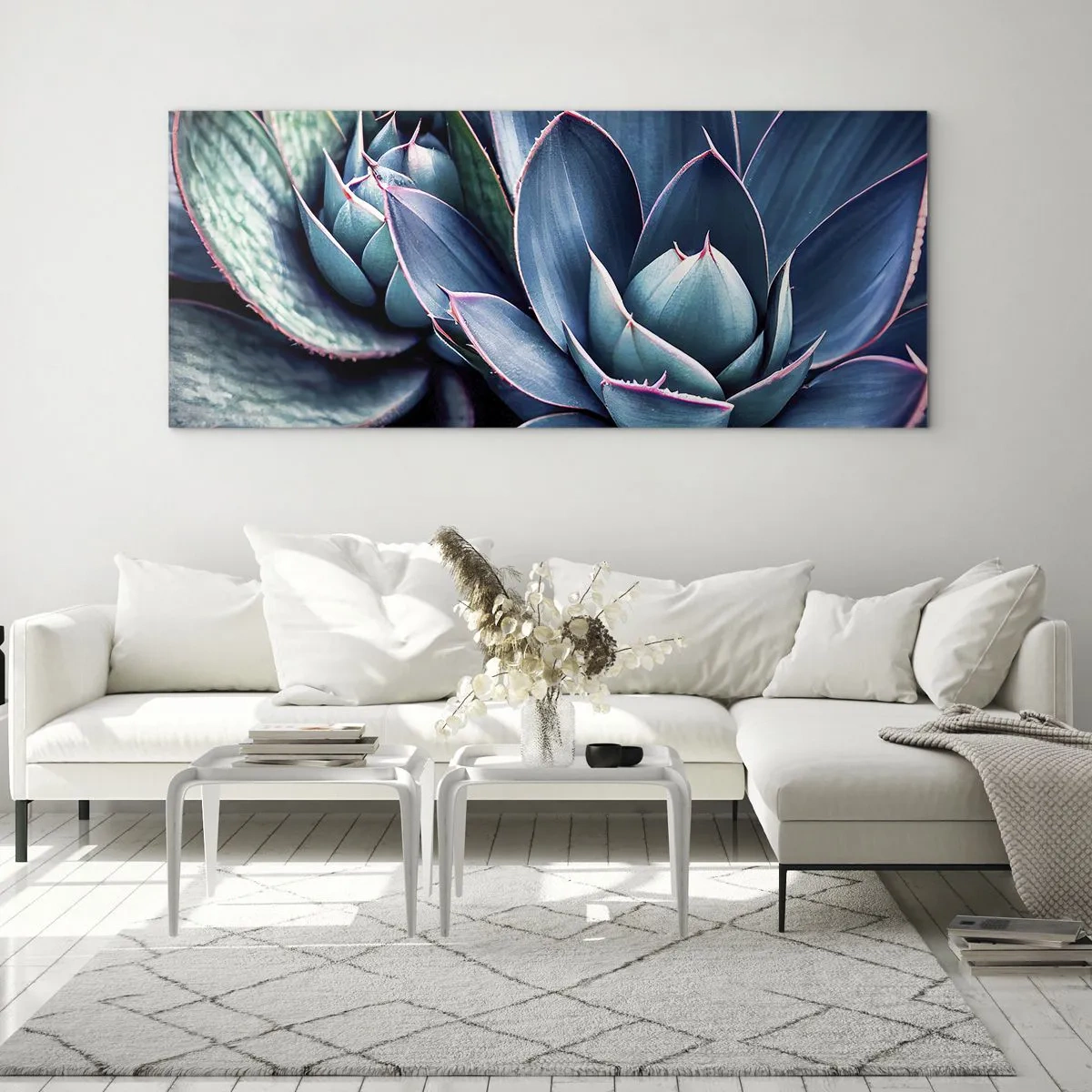 Quadro em vidro - Força vital - 100x40 cm