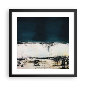 Pôster com moldura preta - Composição horizontal - 40x40 cm