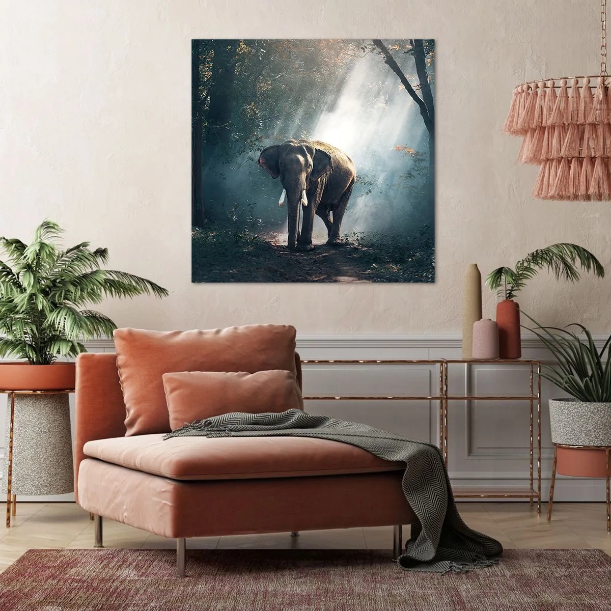 Quadro em tela - Um passeio descontraído - 70x70 cm