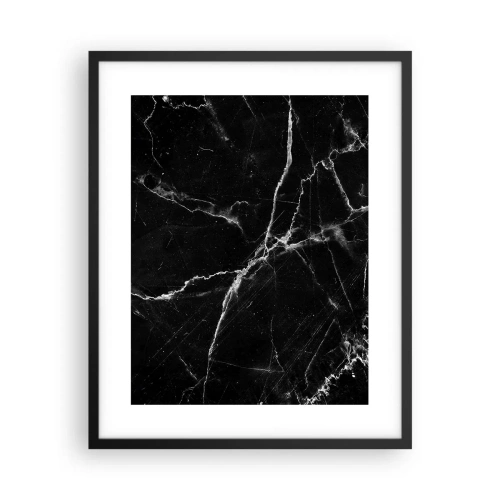 Pôster com moldura preta - A vida secreta da pedra - 40x50 cm