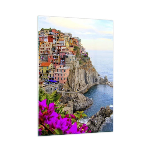 Quadro em vidro - A cidade que sorri - 50x70 cm