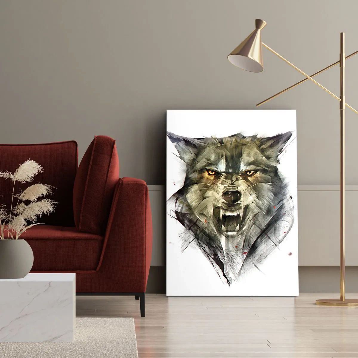 Quadro em tela - Nem um passo! - 50x70 cm