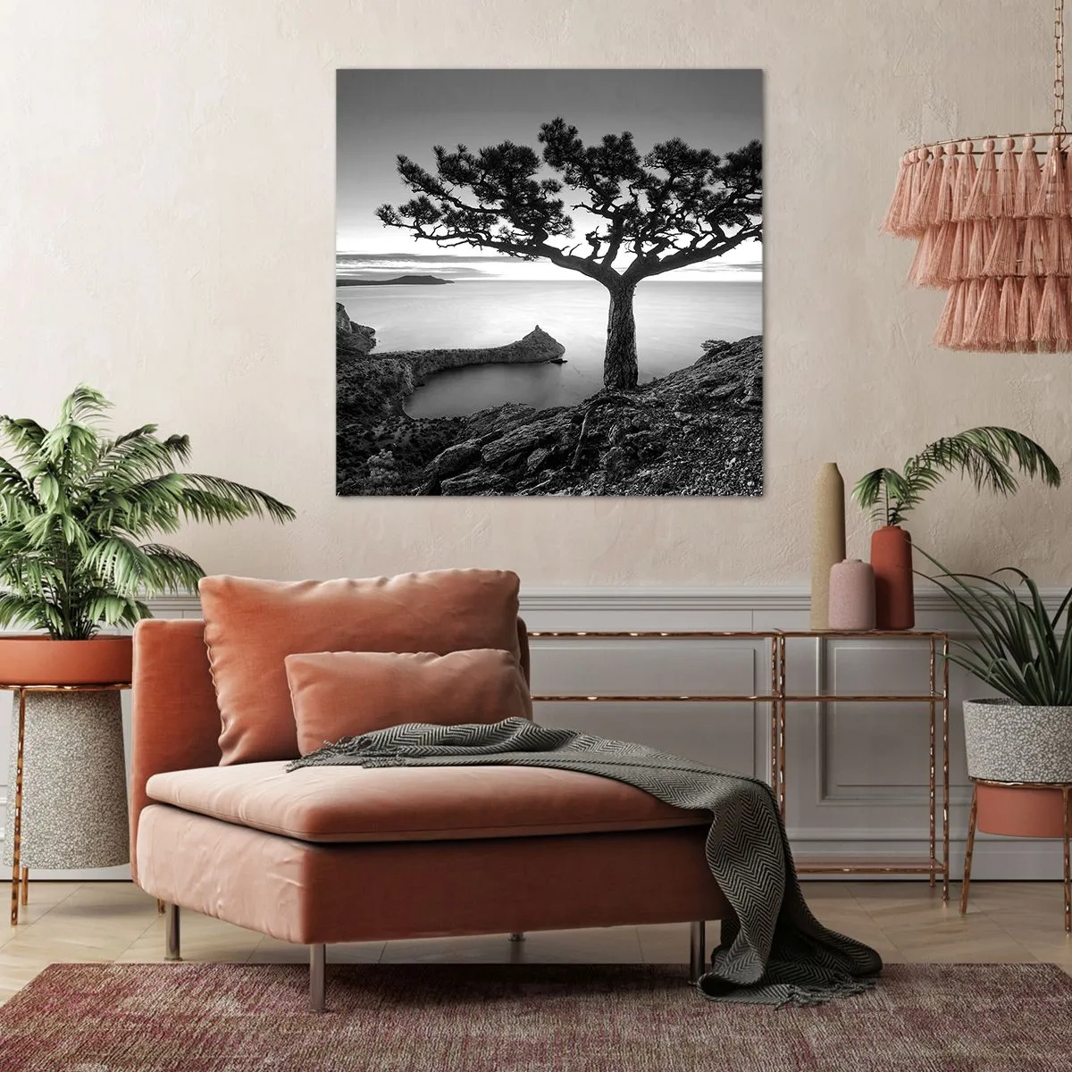 Quadro em tela - Paz até ao horizonte - 40x40 cm