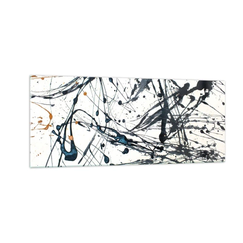 Quadro em vidro - Com ou sem sentido? - 100x40 cm