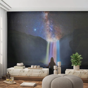 Papel de Parede Premium Sand - Harmonia absoluta - Abstração, Cachoeira, Fantasia - 100x70 cm