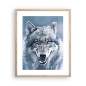 Pôster com moldura de carvalho claro - Vai aceitar o desafio? - 40x50 cm