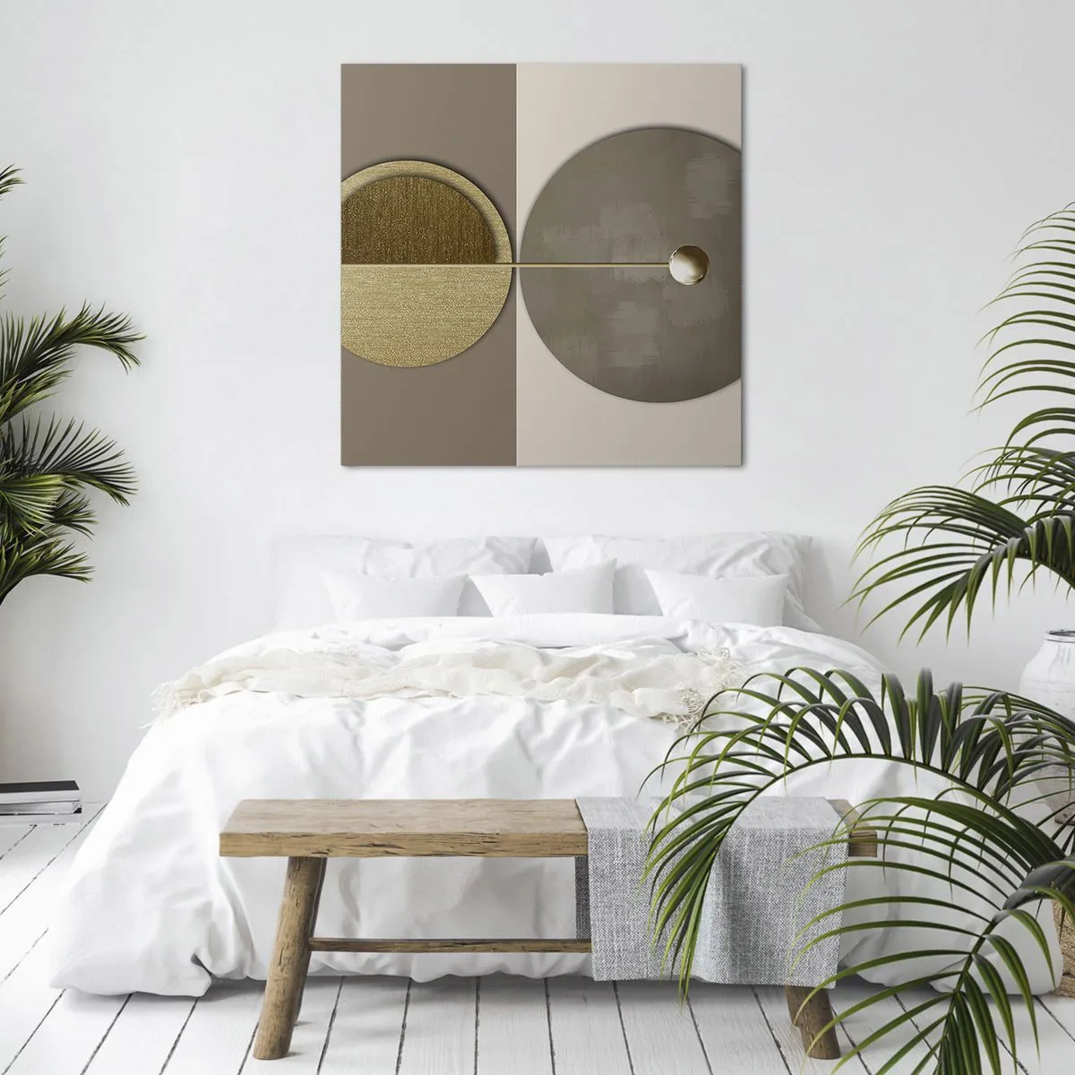 Quadro em tela - Equilíbrio perfeito - 40x40 cm