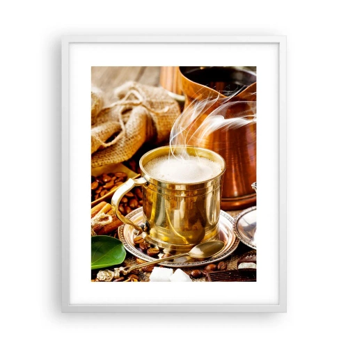 Pôster em moldura branca - Bons dias! - 40x50 cm