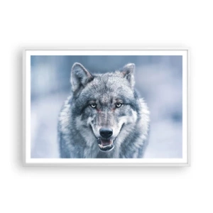 Pôster em moldura branca - Vai aceitar o desafio? - 100x70 cm