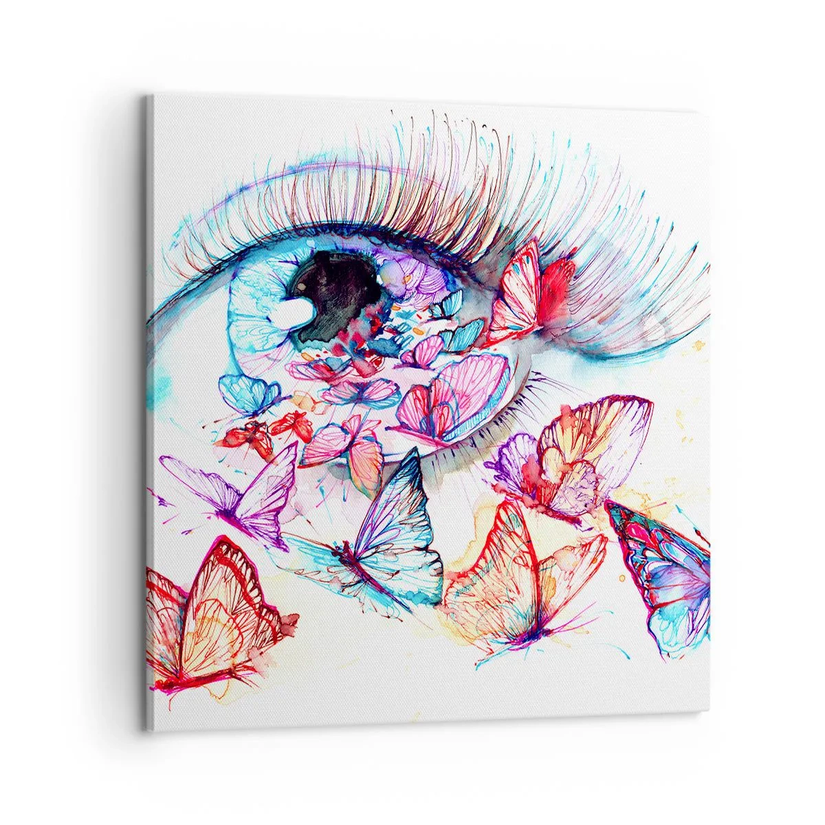 Quadro em tela - Olhos de conto de fadas - 60x60 cm
