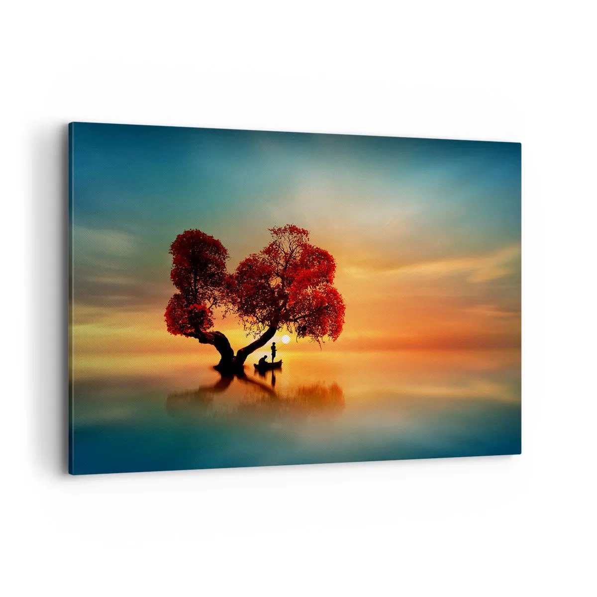 Quadro em tela - A distância e o silêncio do mundo - 100x70 cm