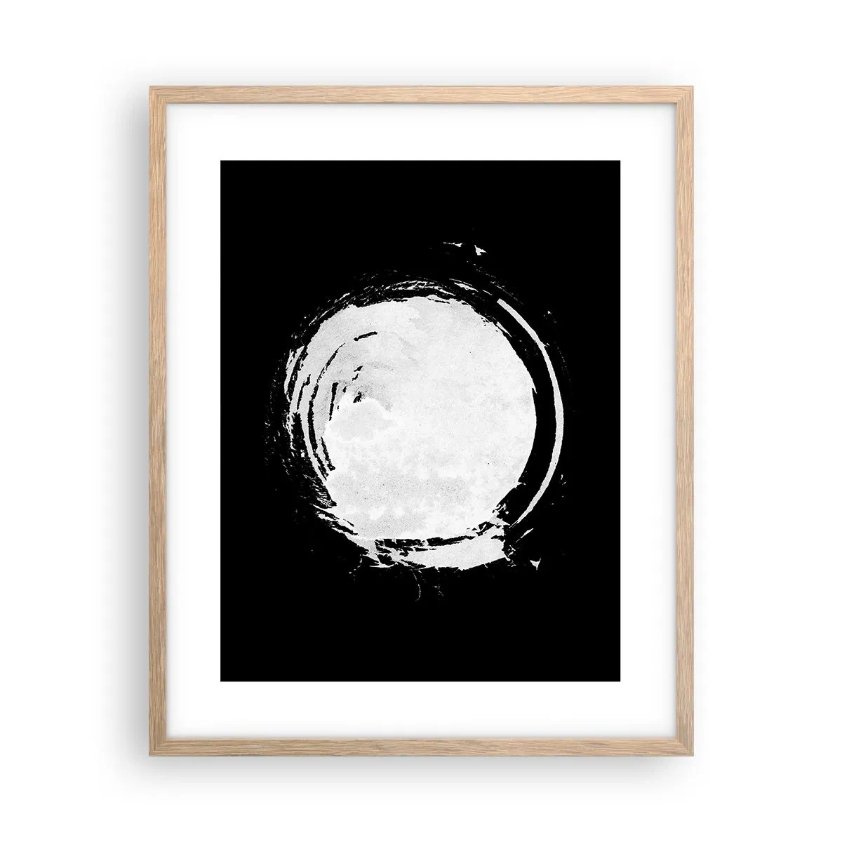 Pôster com moldura de carvalho claro - Boa saída - 40x50 cm