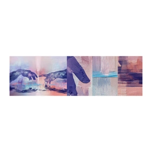 Amostra de papel de parede Premium Sand - Faísca divina da vida - Mãos, Miguel Ângelo, Pedaço - 100x30 cm