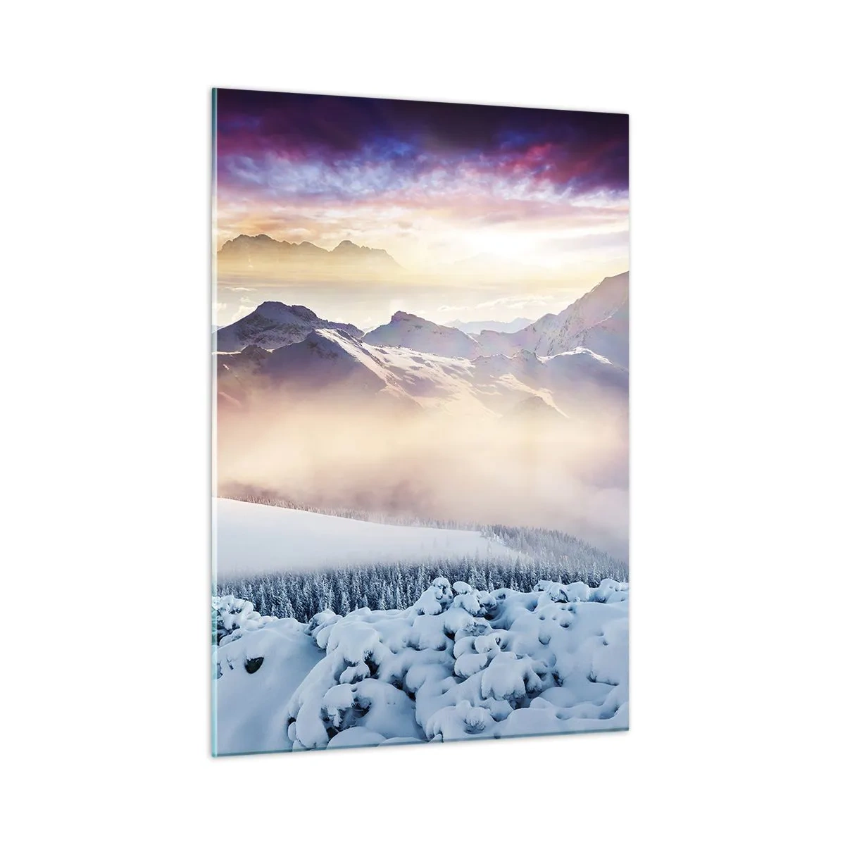Quadro em vidro - O poder e a pureza da natureza - 50x70 cm