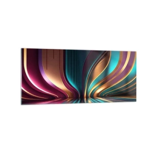 Quadro em vidro - Arquitetura de luz - 120x50 cm