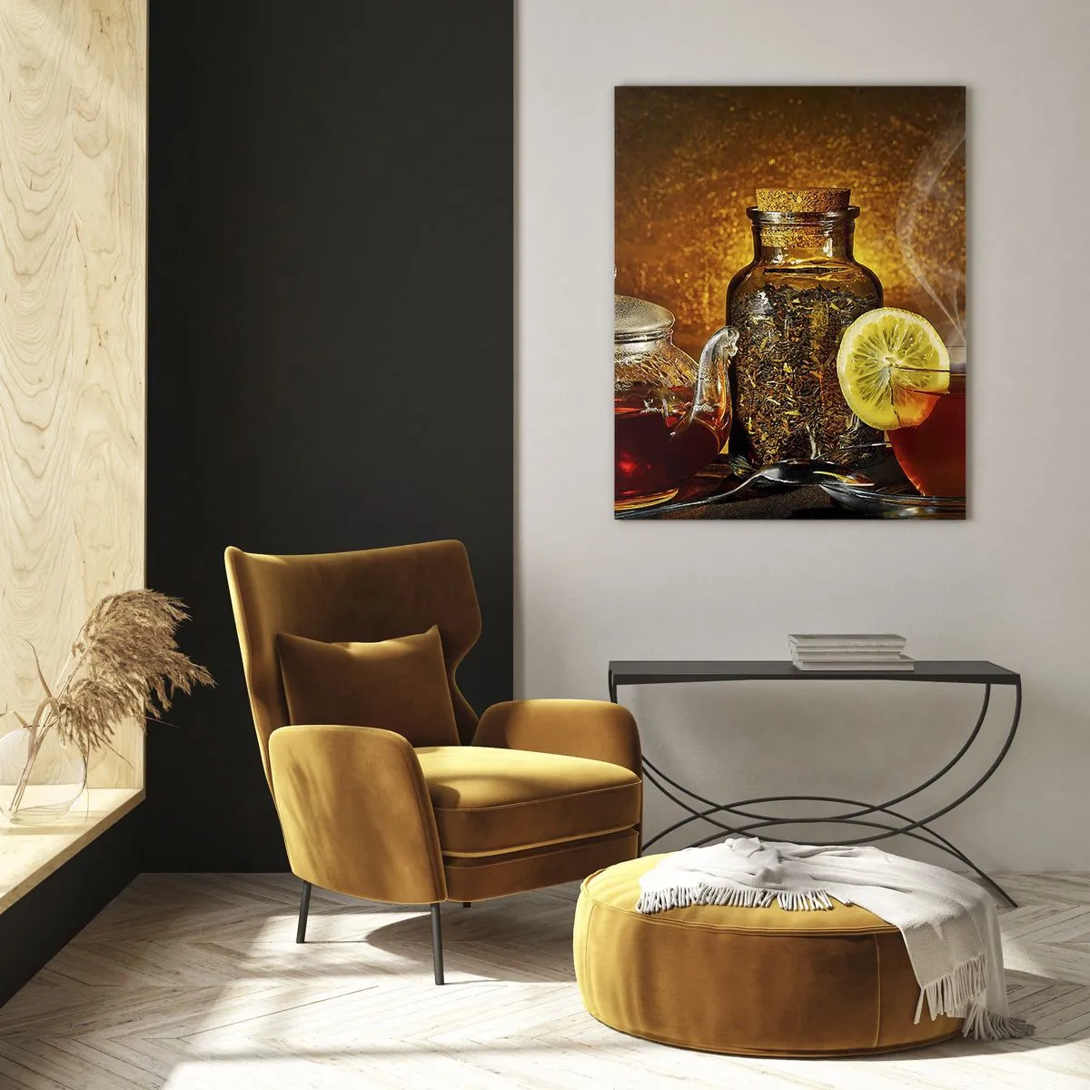 Quadro em vidro - Ao estilo dos mestres holandeses - 70x100 cm