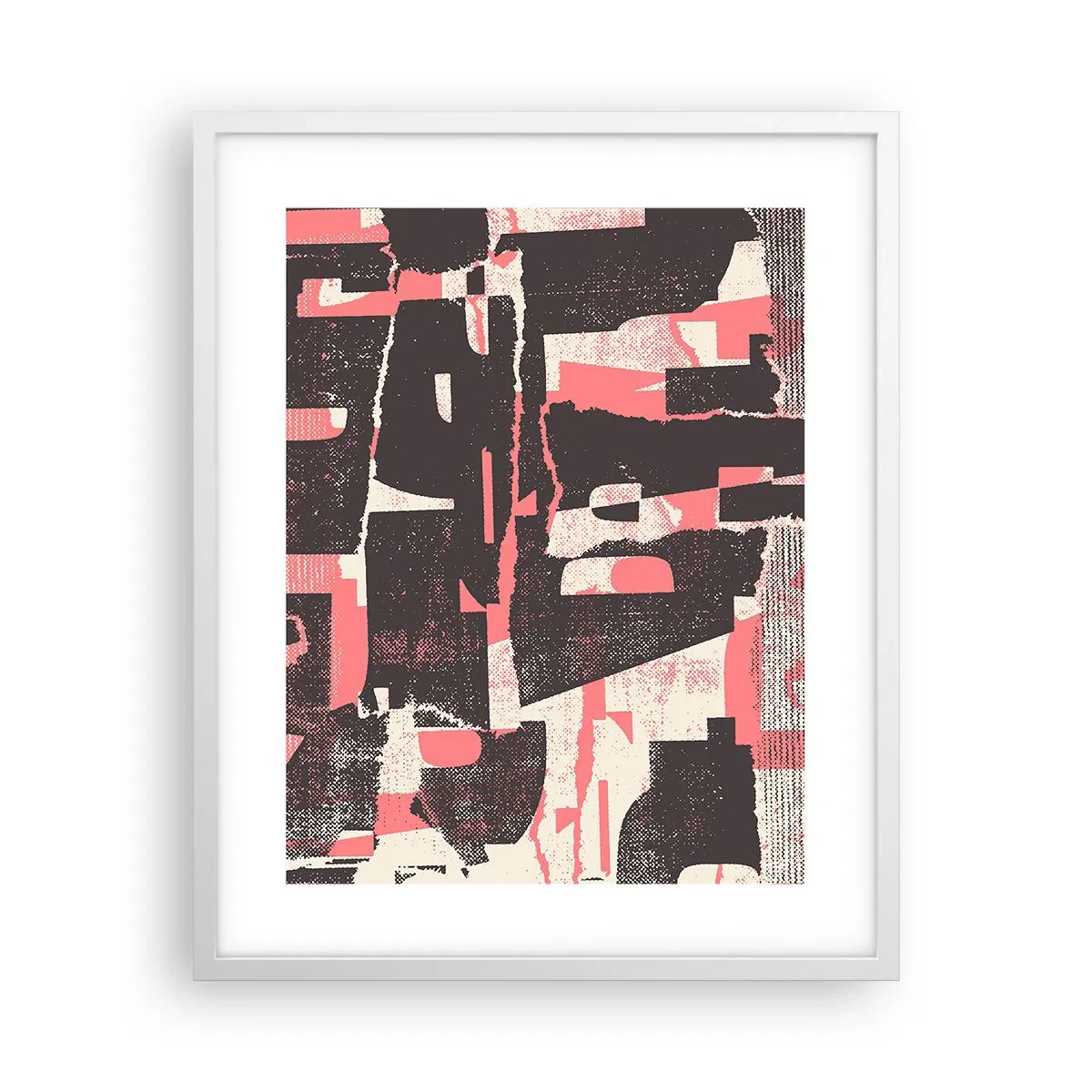 Pôster em moldura branca - Todo esse barulho - 40x50 cm