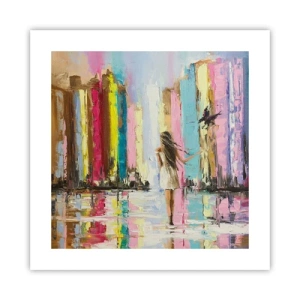 Pôster - Segue-me - 40x40 cm