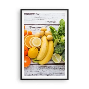 Pôster com moldura preta - Não é suficiente? - 61x91 cm