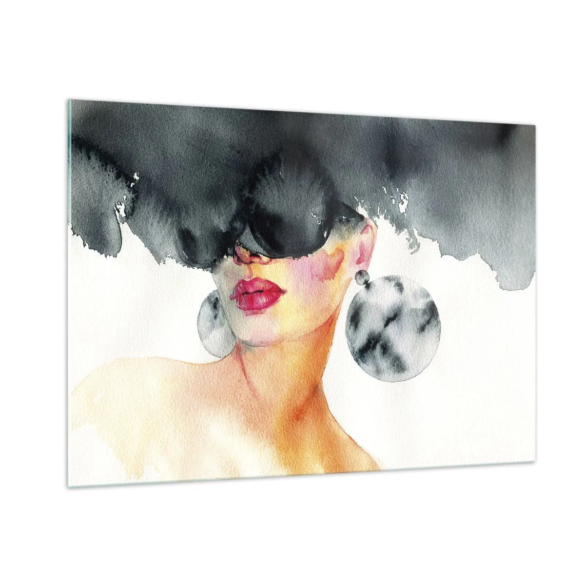 Quadro em vidro - O segredo da elegância - 100x70 cm